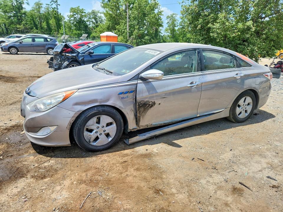 2012 Hyundai Sonata VIN KMHEC4A47CA030581 COPART salvage auction — FRONT END, MD - CERT OF SALVAGE > 75% DAMAGE, sold $400 on 2026-07-30 (photo 1)