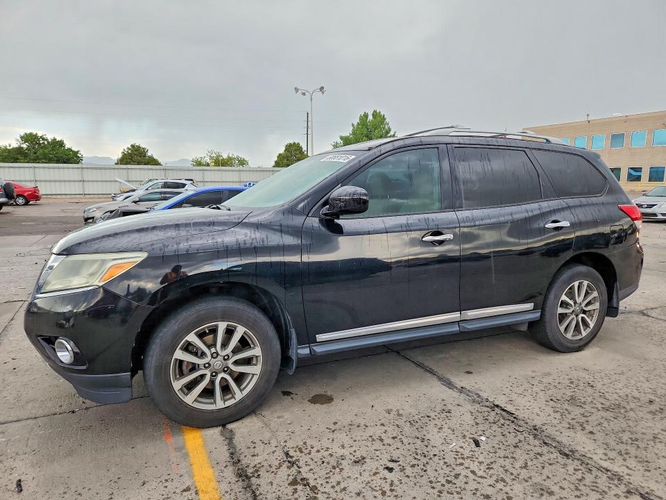 2013 Nissan Pathfinder VIN 5N1AR2MN4DC654222 COPART salvage auction — MECHANICAL, Salvage Title, sold $450 on 2026-07-29 (photo 1)