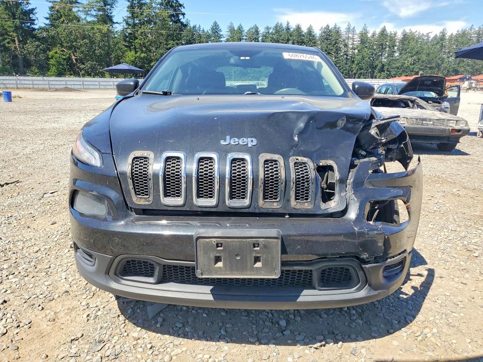 2014 Jeep Cherokee VIN 1C4PJLAS4EW244882 COPART salvage auction — FRONT END, WA - BILL OF SALE, sold $175 on 2026-07-17 (photo 5)