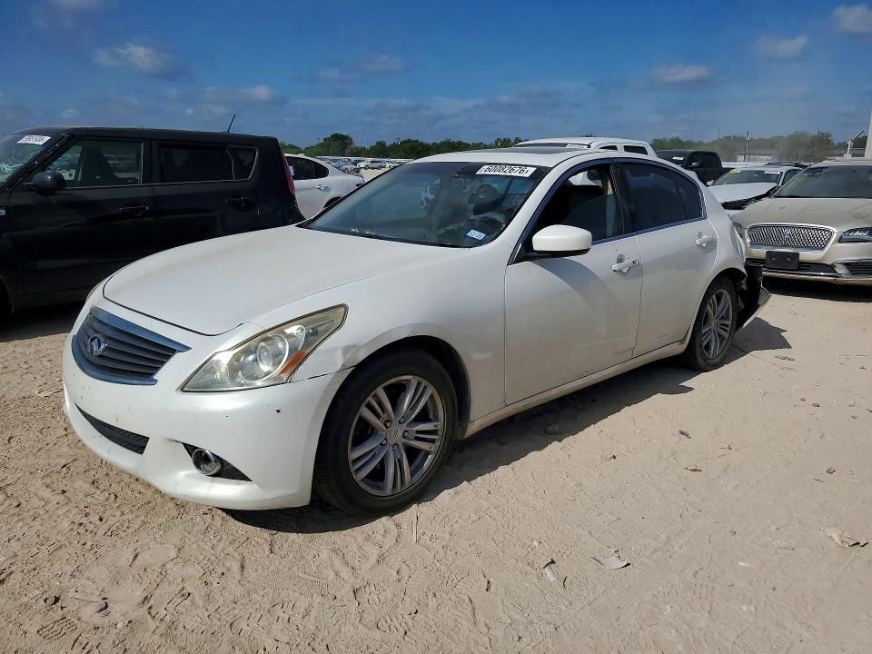 2012 Infiniti G VIN JN1CV6AP6CM624589 COPART salvage auction — REAR END, Tx - Certificate Of Title, sold $500 on 2026-07-23 (photo 1)