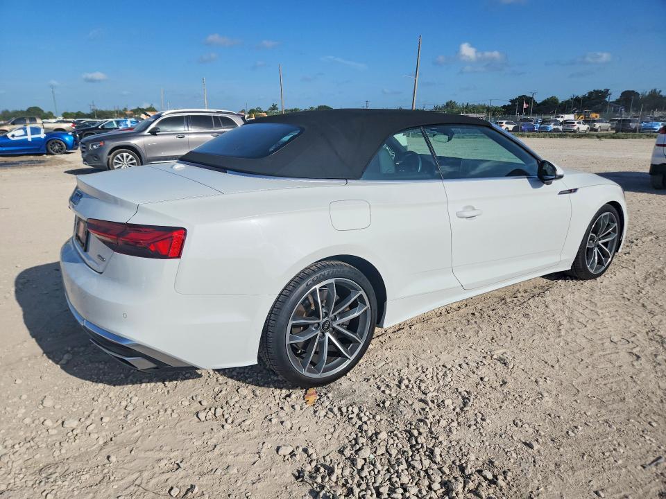 2024 Audi A5 VIN WAU3AGF52RN003114 COPART salvage auction — WATER/FLOOD, FL - CERT OF TITLE-SLVG REBLD FLOOD, sold $10,500 on 2026-07-28 (photo 3)