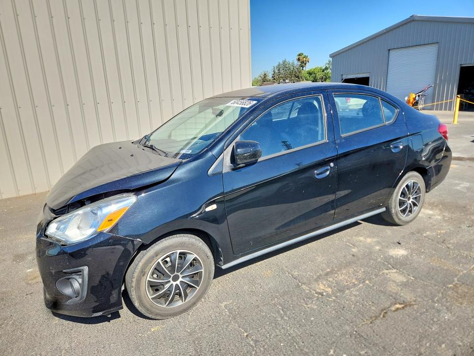 2019 Mitsubishi Mirage VIN ML32F3FJXKHF16207 COPART salvage auction — FRONT END, CA - SALVAGE CERTIFICATE, sold $850 on 2026-07-27 (photo 1)
