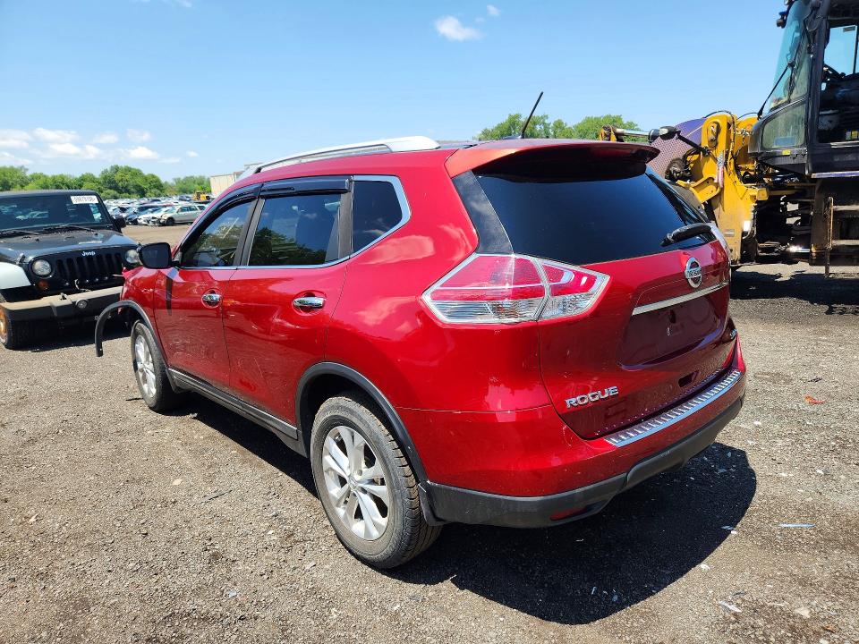 2016 Nissan Rogue VIN KNMAT2MV2GP638474 COPART salvage auction — FRONT END, Ct - Cert Of Title-Salvage, sold $775 on 2026-07-17 (photo 2)