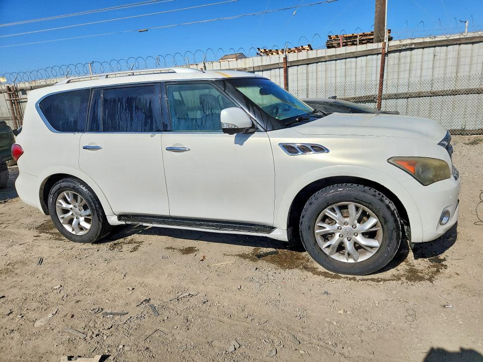 2011 Infiniti Qx56 VIN JN8AZ2NF8B9501918 COPART salvage auction — MINOR DENT/SCRATCHES, Ca - Dis/Dlr/Exp Only Clean Title, sold $575 on 2026-07-09 (photo 4)