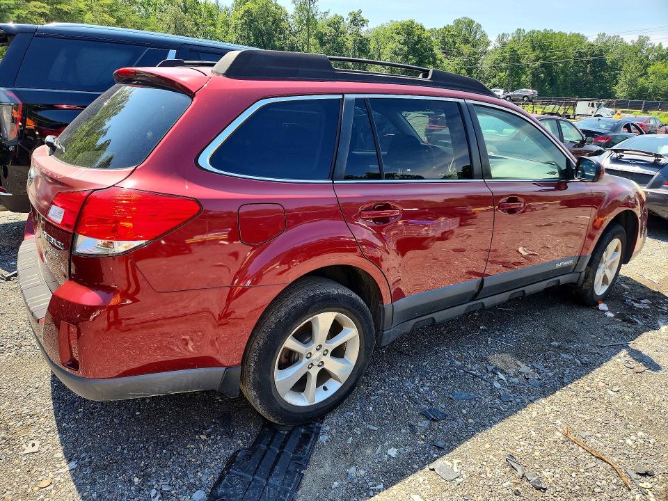 2013 Subaru Outback VIN 4S4BRBCC2D3283775 COPART salvage auction — REAR END, VA - CERTIFICATE OF TITLE, sold $575 on 2026-07-28 (photo 3)