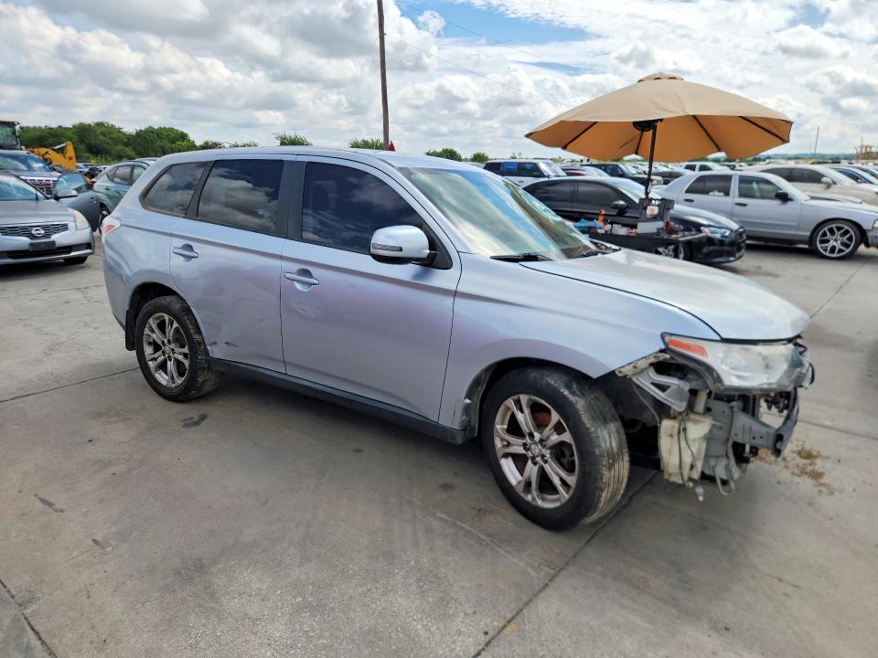 2014 Mitsubishi Outlander VIN JA4AD3A37EZ001842 COPART salvage auction — FRONT END, Tx - Salvage Vehicle Title, sold $925 on 2026-07-27 (photo 4)