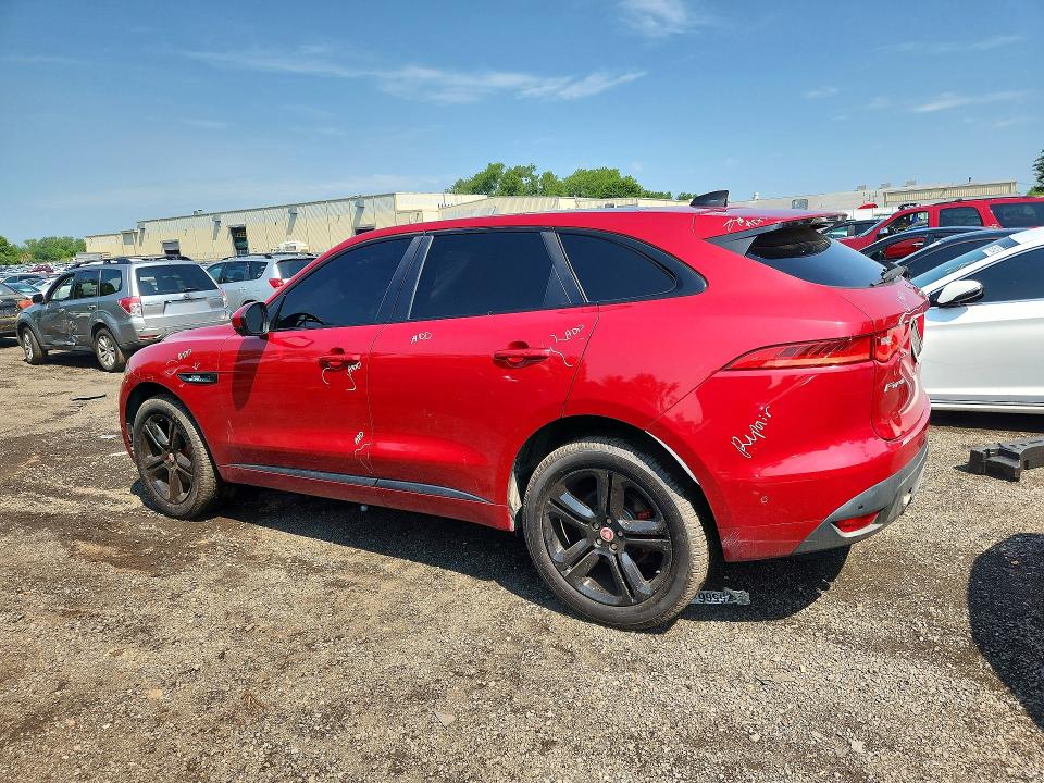 2020 Jaguar F-pace VIN SADCL2GX8LA627308 COPART salvage auction — MECHANICAL, CT - CERT OF TITLE-SALVAGE, sold $600 on 2026-07-28 (photo 2)
