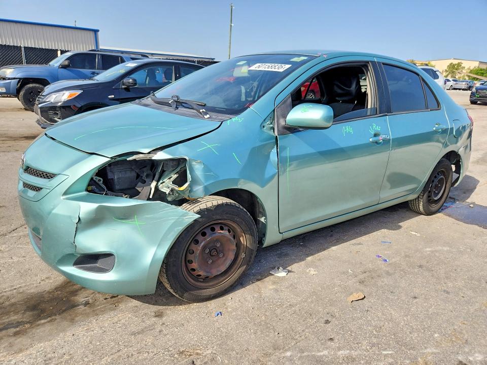 2007 Toyota Yaris VIN JTDBT923X71061193 COPART salvage auction — FRONT END, FL - CERT OF TITLE SLVG REBUILDABLE, sold $15 on 2026-07-23 (photo 1)