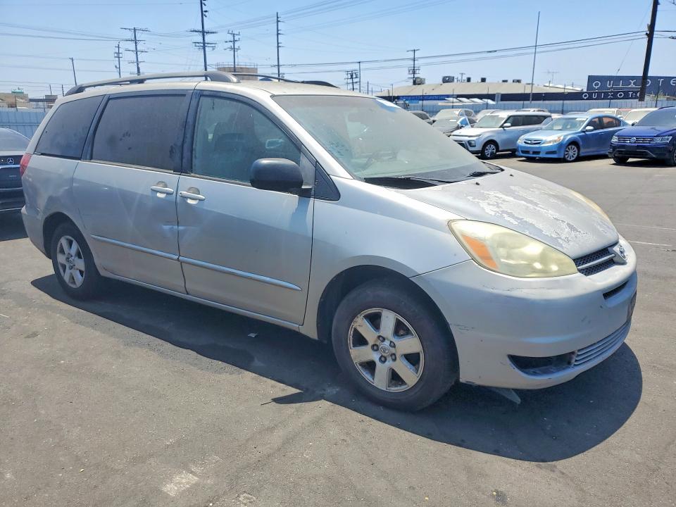 2005 Toyota Sienna VIN 5TDZA23C35S243523 COPART salvage auction — SIDE, Ca - Dis/Dlr/Exp Only Clean Title, sold $550 on 2026-07-08 (photo 4)