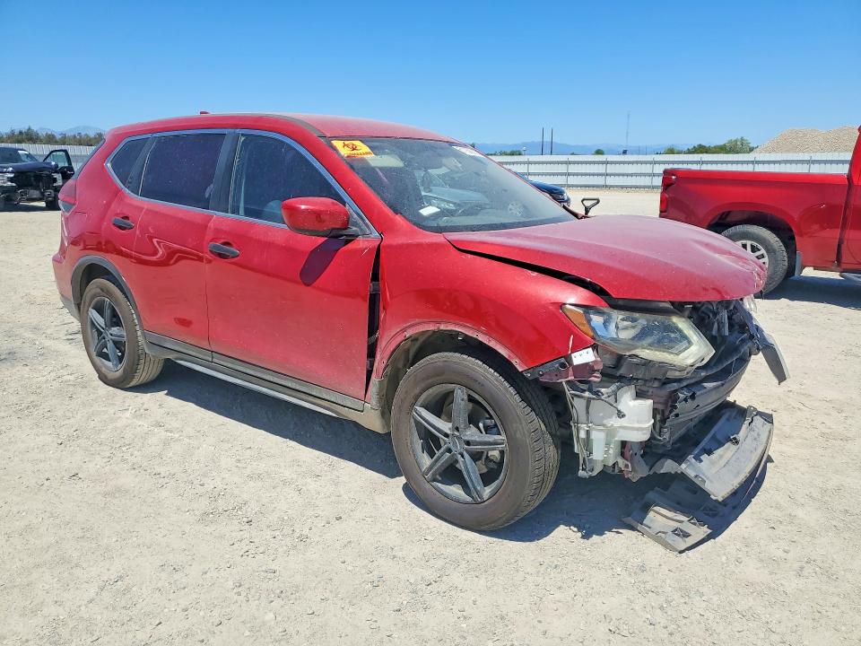 2017 Nissan Rogue VIN JN8AT2MT3HW382310 COPART salvage auction — FRONT END, CA - SALVAGE CERTIFICATE, sold $1,000 on 2026-07-31 (photo 4)