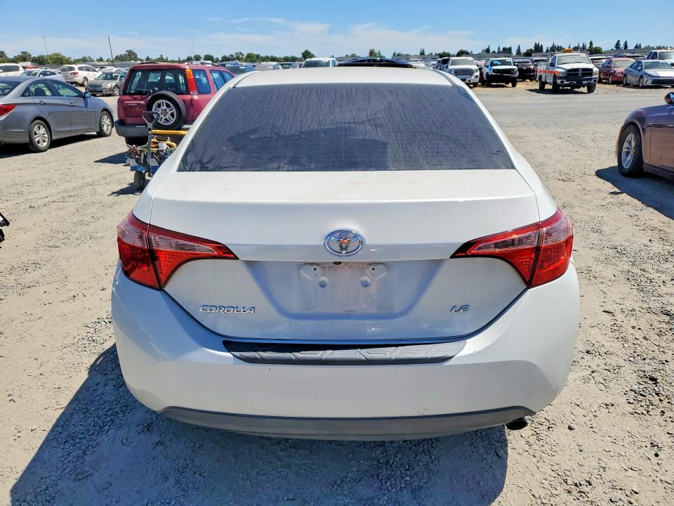 2018 Toyota Corolla VIN 5YFBURHE2JP799904 COPART salvage auction — FRONT END, Ca - Salvage Certificate, sold $1,750 on 2026-07-21 (photo 6)