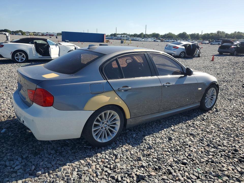 2011 BMW 3 series VIN WBAPN7C59BA781241 COPART salvage auction — FRONT END, MI - CERT OF TITLE-SALVAGE VEHICLE, sold $2,600 on 2026-08-04 (photo 3)