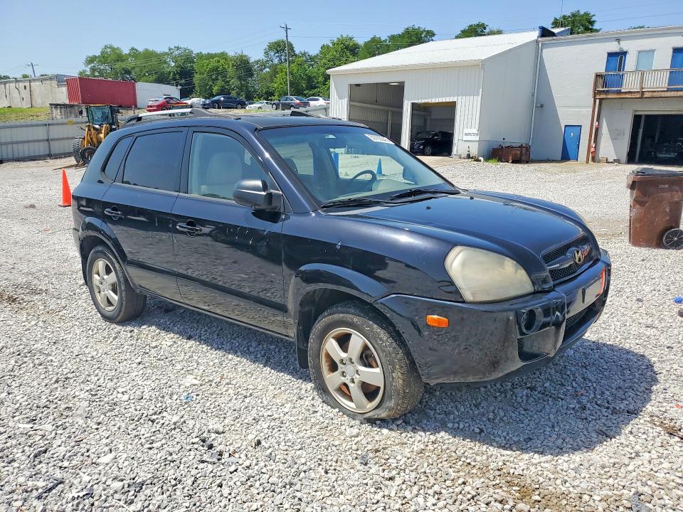 2007 Hyundai Tucson VIN KM8JM12B07U525538 COPART salvage auction — MECHANICAL, Oh - Certificate Of Title, sold $300 on 2026-07-31 (photo 4)