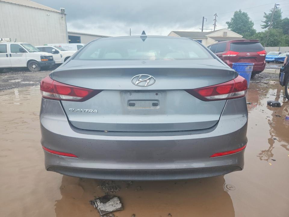 2017 Hyundai Elantra VIN KMHD84LF9HU371322 COPART salvage auction — VANDALISM, Pa - Cert Of Title, sold $1,450 on 2026-07-15 (photo 6)