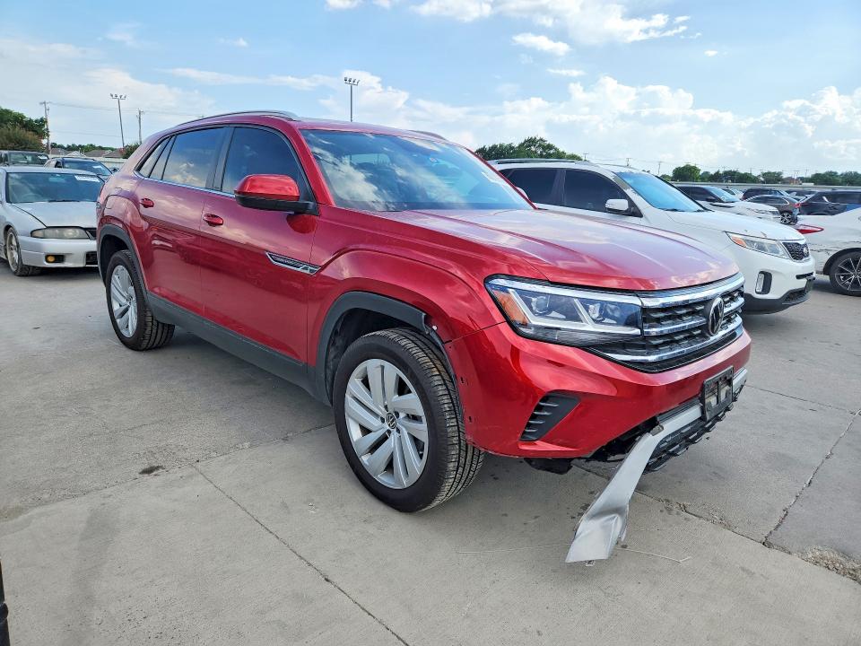2022 Volkswagen Atlas cross sport VIN 1V2KC2CA6NC208887 COPART salvage auction — FRONT END, TX - SALVAGE VEHICLE TITLE, sold $8,900 on 2026-08-24 (photo 4)