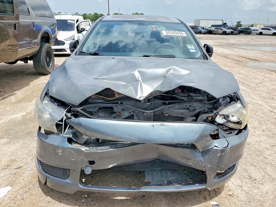 2010 Mitsubishi Lancer VIN JA32U1FU9AU032659 COPART salvage auction — FRONT END, Tx - Salvage Vehicle Title, sold $225 on 2026-07-21 (photo 5)