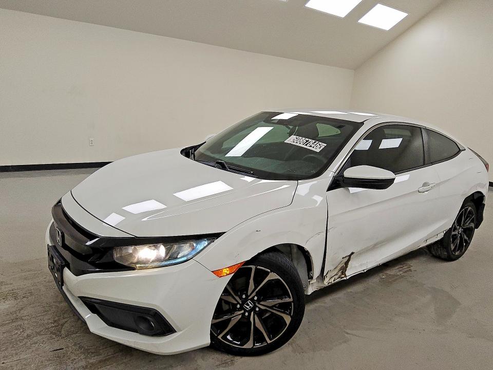2019 Honda Civic VIN 2HGFC4B82KH300697 — COPART salvage auction photo