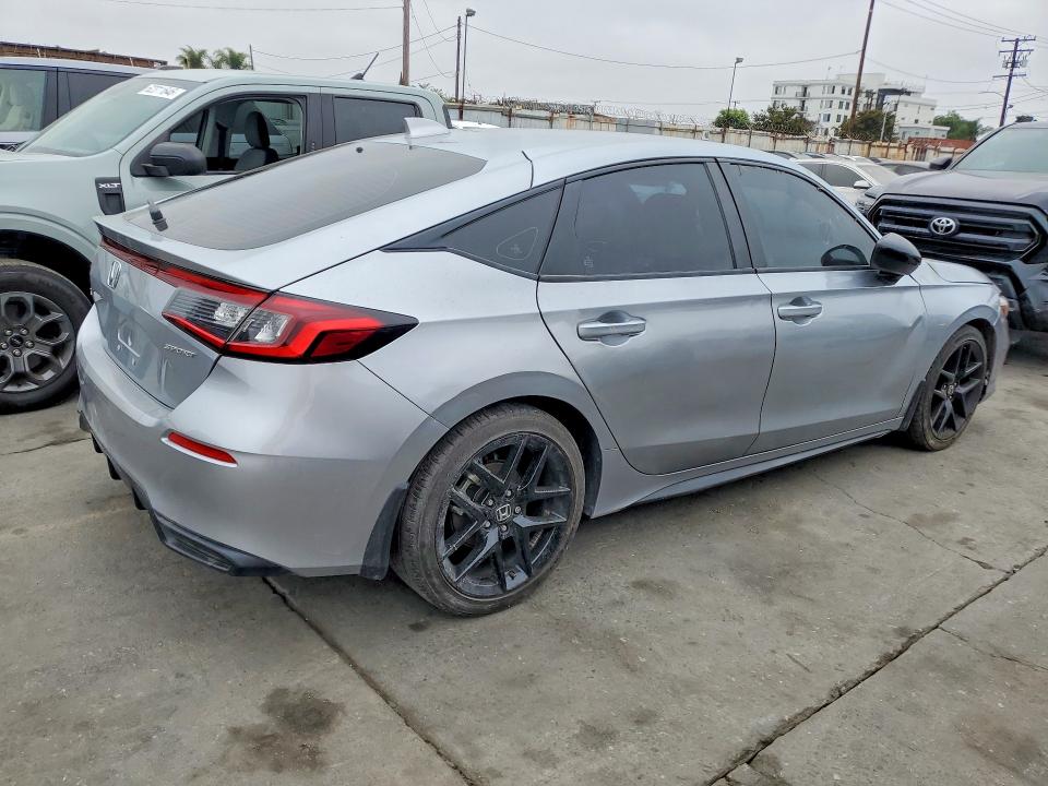 2025 Honda Civic VIN 19XFL2H82SE004276 COPART salvage auction — FRONT END, Ca - Salvage Certificate, sold $8,300 on 2026-07-29 (photo 3)