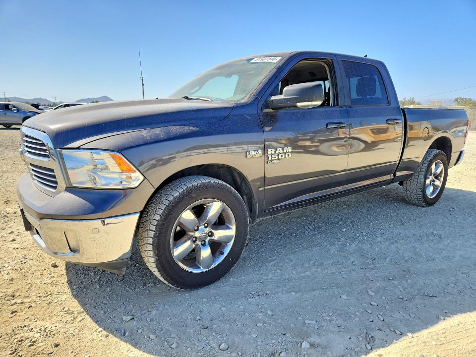 2019 Ram 1500 VIN 1C6RR7TT3KS609383 COPART salvage auction — REAR END, CA - SALVAGE CERTIFICATE, sold $3,900 on 2026-08-14 (photo 1)