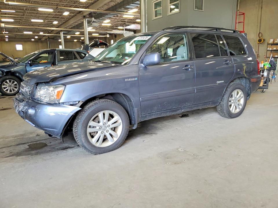 2006 Toyota Highlander hybrid VIN JTEEW21A260033755 COPART salvage auction — FRONT END, MN - CERT OF TITLE-PRIOR SALVAGE, sold $200 on 2026-07-28 (photo 1)