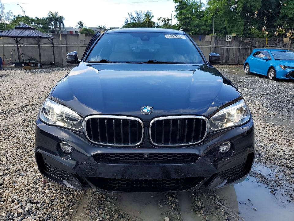 2017 BMW X6 VIN 5UXKU0C37H0G57488 COPART salvage auction — SIDE, Fl - Cert Of Title Slvg Rebuildable, sold $9,300 on 2026-07-17 (photo 5)