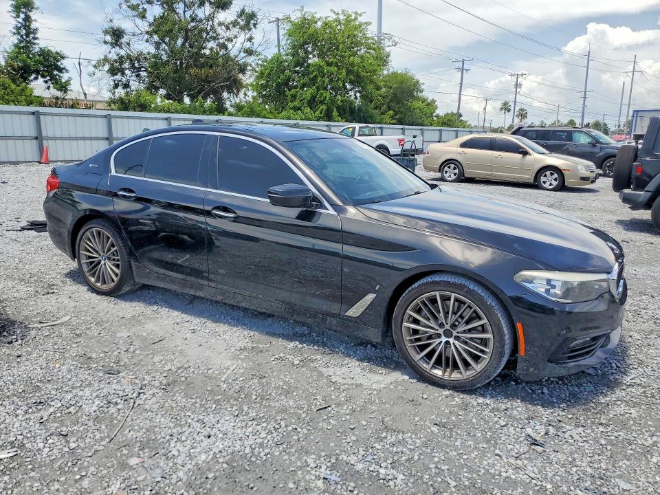 2018 BMW 5 series VIN WBAJA9C59JB034373 COPART salvage auction — NORMAL WEAR, MT - CERTIFICATE OF TITLE, sold $6,200 on 2026-07-28 (photo 4)
