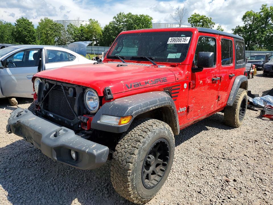 2018 Jeep Wrangler / VIN 1C4HJXDG2JW183464 — COPART salvage auction photo