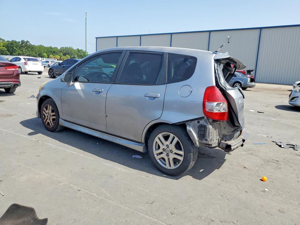 2007 Honda Fit VIN JHMGD38657S022232 COPART salvage auction — REAR END, FL - CERT OF TITLE SLVG REBUILDABLE, sold $350 on 2026-07-20 (photo 2)