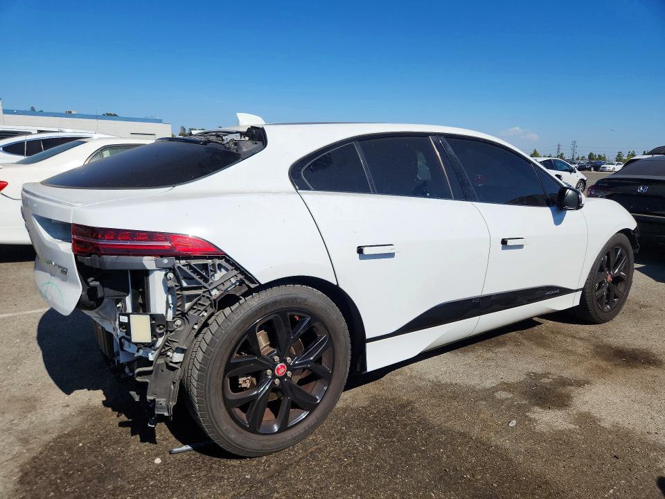 2020 Jaguar I-pace VIN SADHB2S14L1F85329 COPART salvage auction — FRONT END, Ca - Salvage Certificate, sold $7,400 on 2026-08-25 (photo 3)