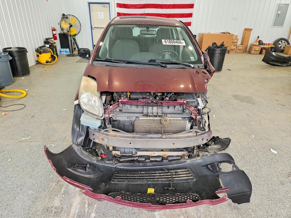 2010 Toyota Yaris VIN JTDKT4K32A5280393 COPART salvage auction — FRONT END, Oh - Cert Of Title-Salvage, sold $400 on 2026-07-28 (photo 5)