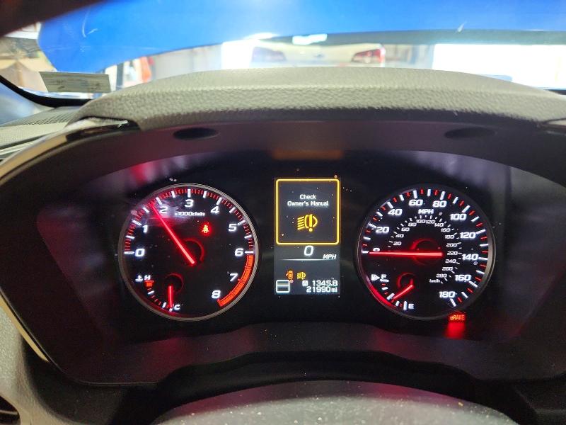 2023 Subaru Wrx VIN JF1VBAF62P9820156 COPART salvage auction — FRONT END, Pa - Certificate Of Salvage, sold $8,300 on 2026-08-14 (photo 9)