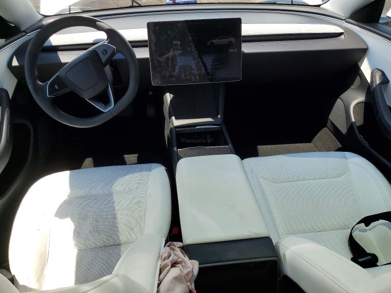 2025 Tesla Model 3 VIN 5YJ3E1EB2SF953098 COPART salvage auction — FRONT END, Co - Salvage Title, sold $14,600 on 2026-09-01 (photo 8)