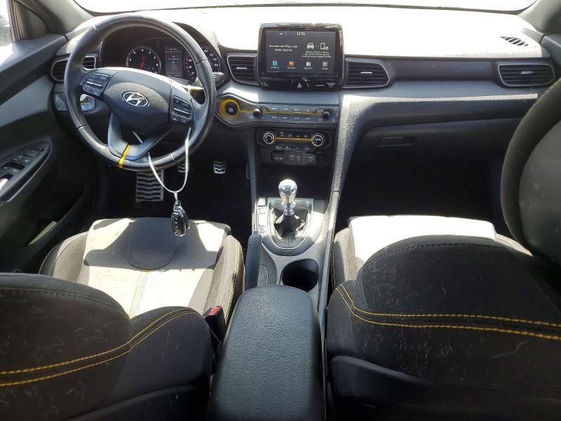 2020 Hyundai Veloster VIN KMHTH6AB4LU021872 COPART salvage auction — REAR END, Ut - Certificate Of Title, sold $1,750 on 2026-07-20 (photo 8)