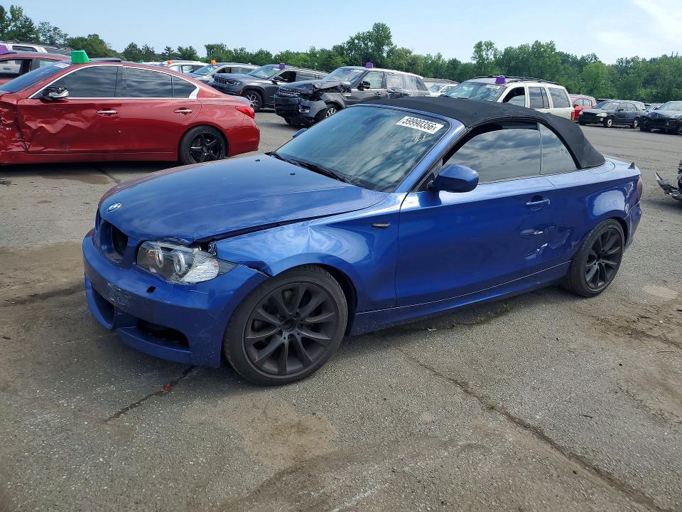 2012 BMW 1 series VIN WBAUN1C58CVH84113 COPART salvage auction — FRONT END, Ct - Cert Of Title-Salvage, sold $500 on 2026-07-24 (photo 1)