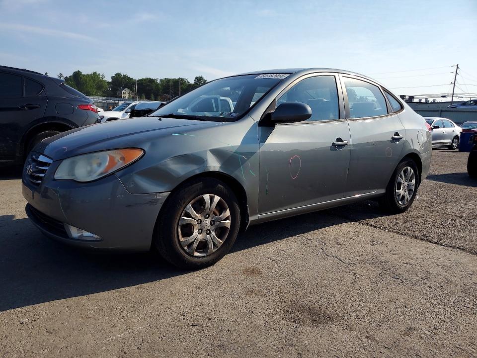 2010 Hyundai Elantra VIN KMHDU4AD7AU952885 COPART salvage auction — FRONT END, Pa - Certificate Of Salvage, sold $400 on 2026-07-24 (photo 1)