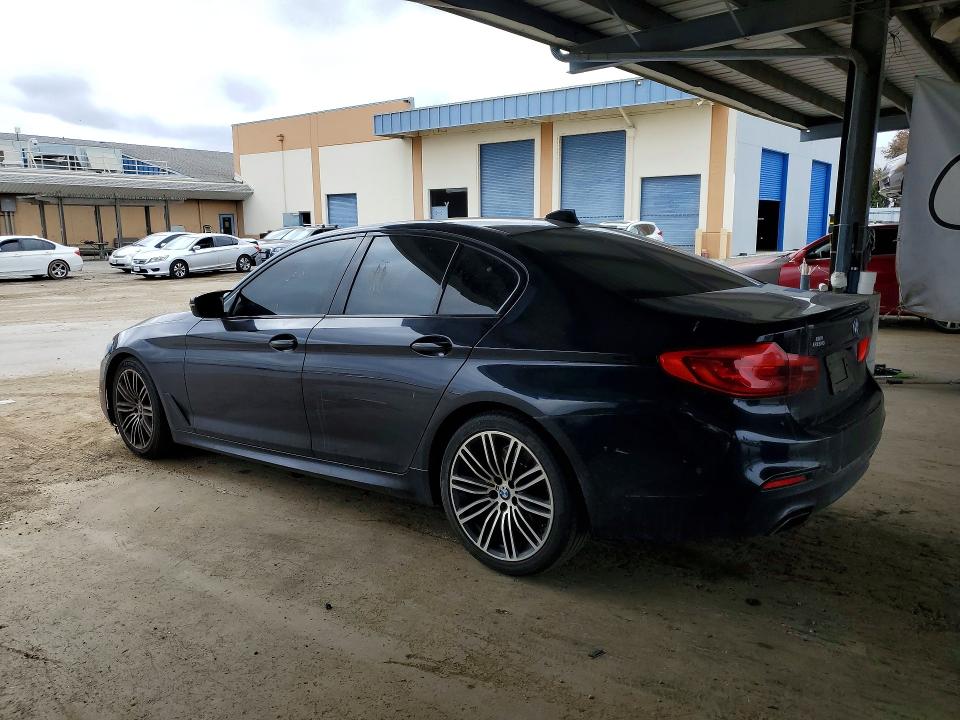 2019 BMW 5 series VIN WBAJE5C53KWW31638 COPART salvage auction — MINOR DENT/SCRATCHES, CA - DIS/DLR/EXP ONLY CLEAN TITLE, sold $3,200 on 2026-07-09 (photo 2)