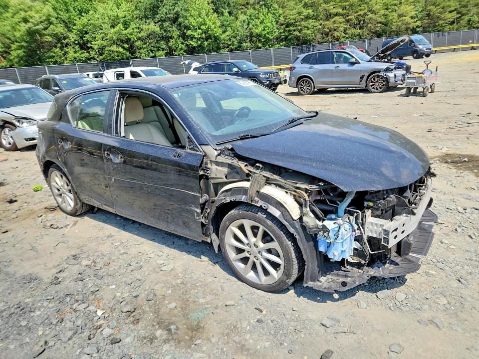 2013 Lexus Ct VIN JTHKD5BHXD2162143 COPART salvage auction — FRONT END, MD - CERT OF SALVAGE < 75% DAMAGE, sold $2,500 on 2026-07-24 (photo 4)