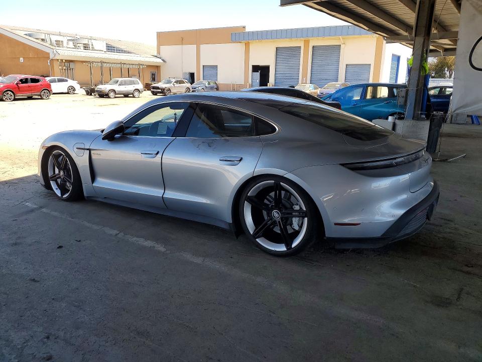 2020 Porsche Taycan VIN WP0AB2Y14LSA51276 COPART salvage auction — MINOR DENT/SCRATCHES, CA - SALVAGE CERTIFICATE, sold $100 on 2026-07-21 (photo 2)