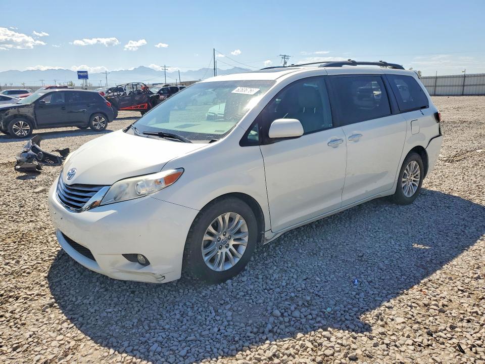 2017 Toyota Sienna VIN 5TDYZ3DC2HS889388 COPART salvage auction — REAR END, Ut - Salvage Certificate, sold $8,100 on 2026-08-21 (photo 1)