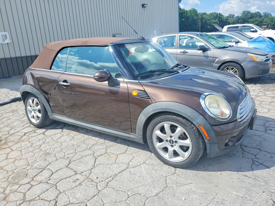 2010 Mini Cooper VIN WMWMR3C53ATU98644 COPART salvage auction — REAR END, PA - CERTIFICATE OF SALVAGE, sold $600 on 2026-08-17 (photo 4)