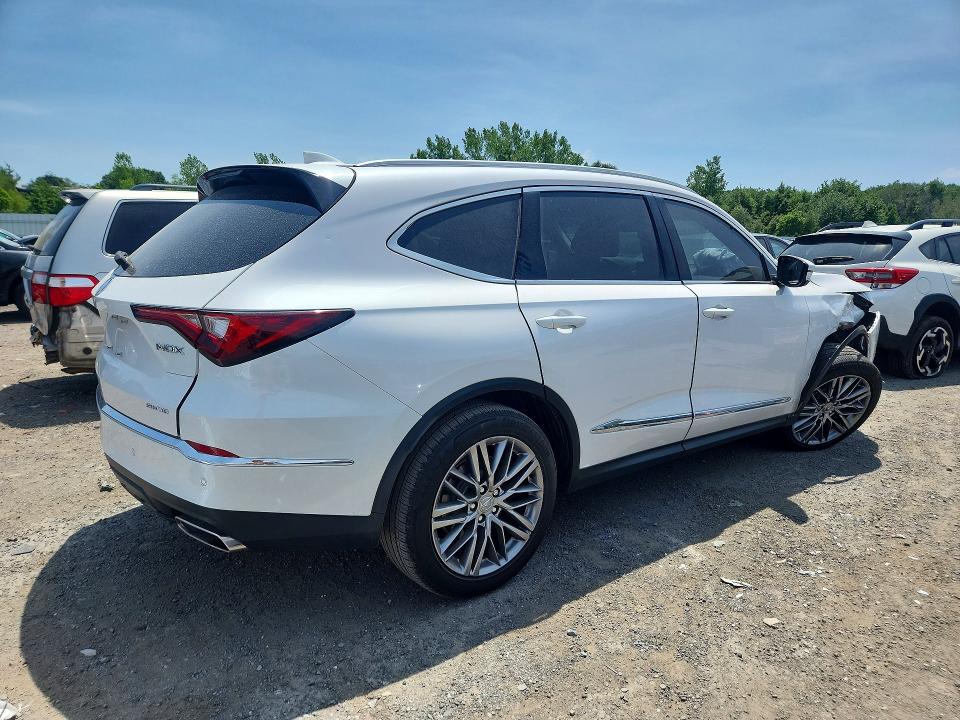 2024 Acura Mdx VIN 5J8YE1H87RL033126 COPART salvage auction — FRONT END, Ma - Cert Of Title-Salvage, sold $15,000 on 2026-09-02 (photo 3)