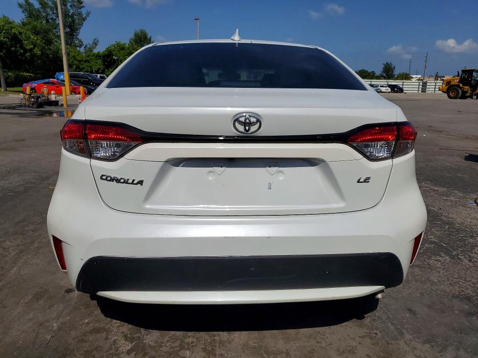 2020 Toyota Corolla VIN 5YFEPRAEXLP042895 COPART salvage auction — MINOR DENT/SCRATCHES, Fl - Certificate Of Title, sold $6,300 on 2026-07-27 (photo 6)