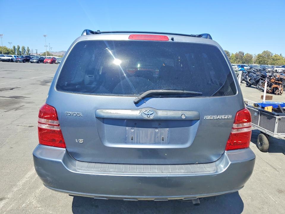 2003 Toyota Highlander VIN JTEGF21A630115220 COPART salvage auction — MECHANICAL, CA - DIS/DLR/EXP ONLY CLEAN TITLE, sold $375 on 2026-07-31 (photo 6)