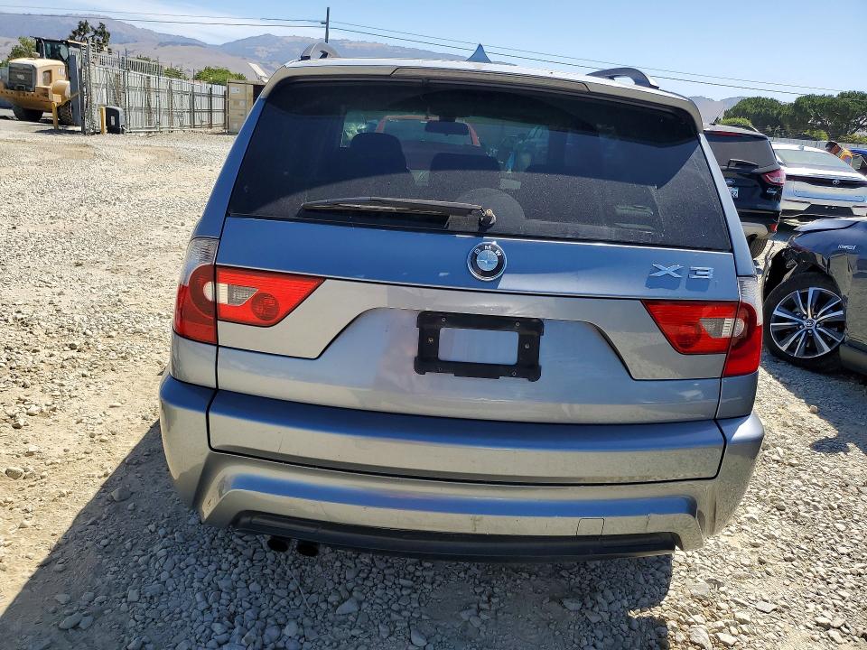 2006 BMW X3 VIN WBXPA93446WD26006 COPART salvage auction — FRONT END, CA - SALVAGE CERTIFICATE, sold $225 on 2026-07-09 (photo 6)