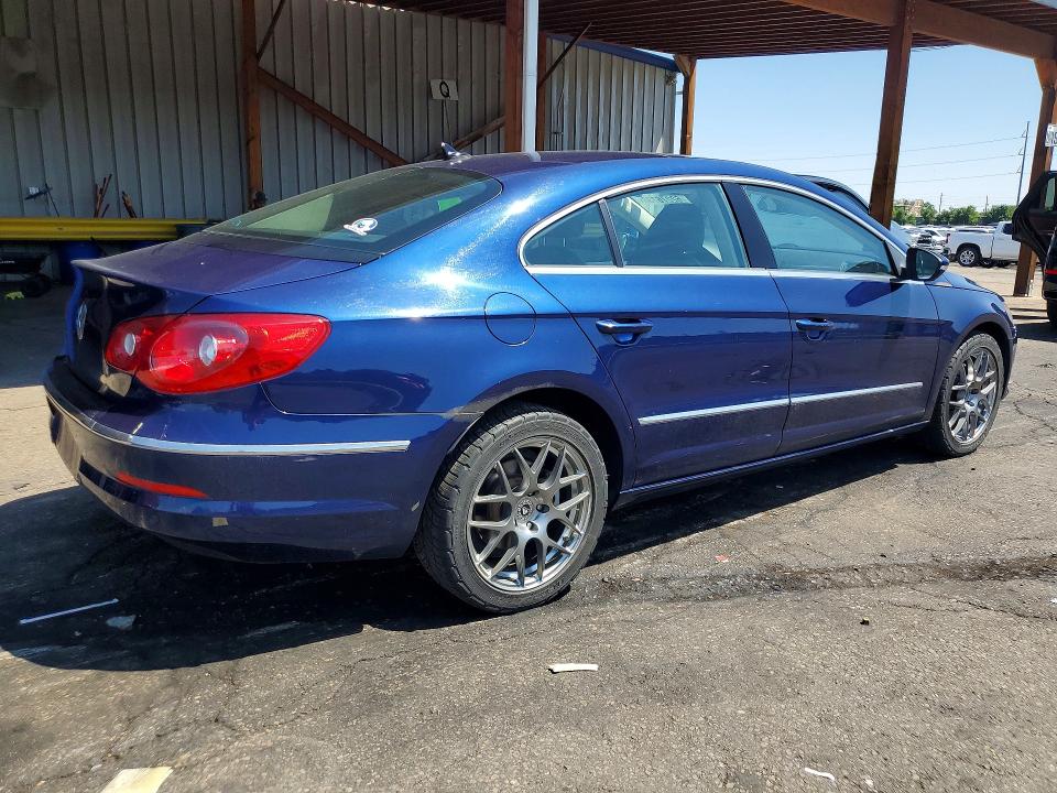 2009 Volkswagen Cc VIN WVWHL73C79E532094 COPART salvage auction — SIDE, Co - Salvage Title, sold $1,300 on 2026-08-06 (photo 3)