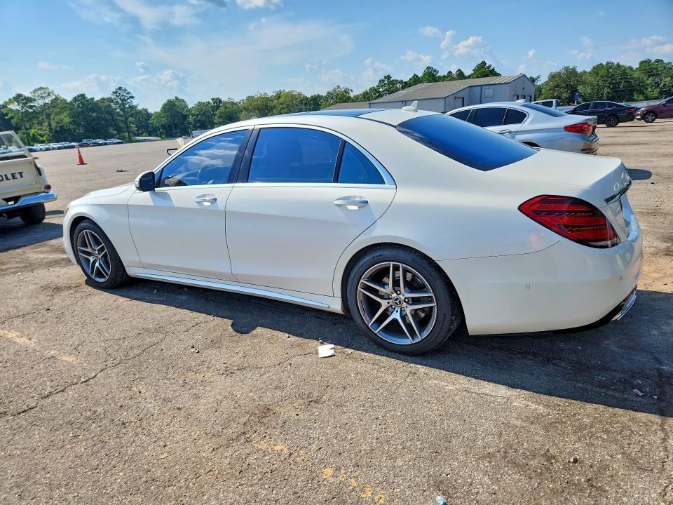 2018 Mercedes-benz S-klasse VIN WDDUG6GB3JA376037 COPART salvage auction — WATER/FLOOD, Ms - Cert Of Title - Flood Salvage, sold $8,800 on 2026-08-17 (photo 2)