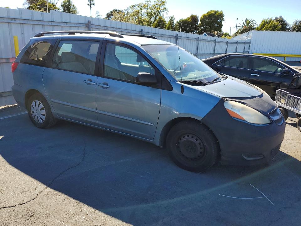 2008 Toyota Sienna VIN 5TDZK23C18S205743 COPART salvage auction — SIDE, Ca - Salvage Certificate, sold $775 on 2026-07-17 (photo 4)