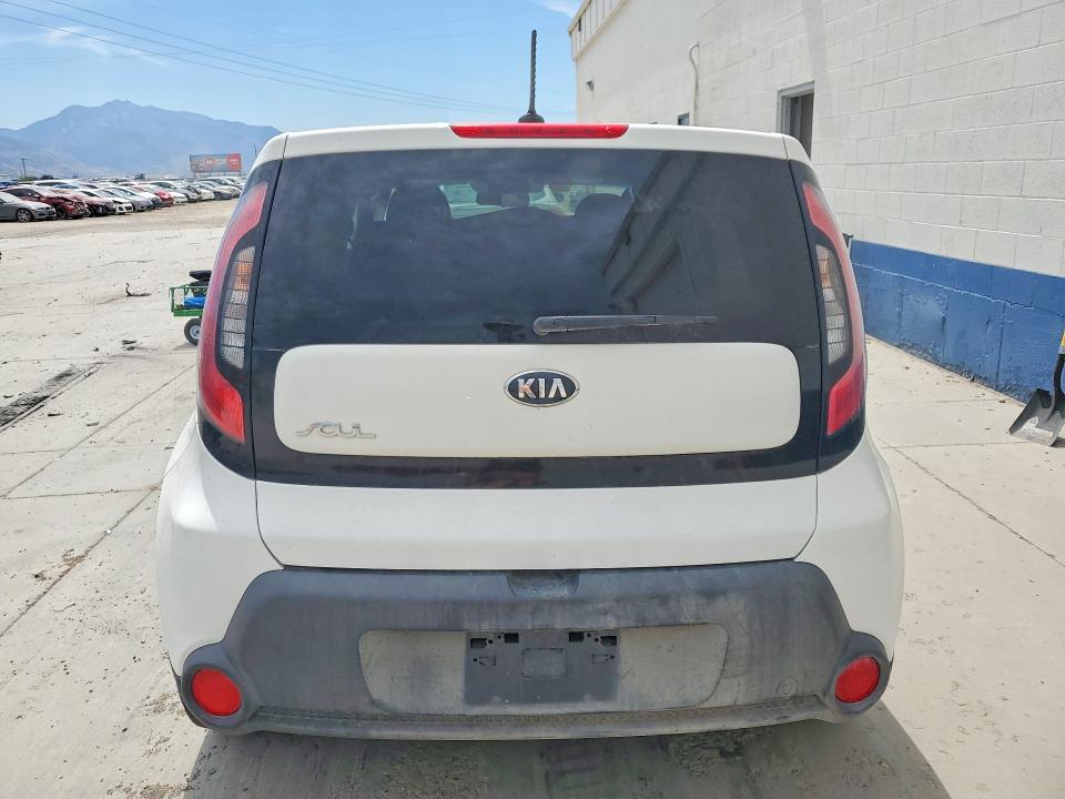 2016 Kia Soul VIN KNDJN2A25G7389091 COPART salvage auction — SIDE, Ut - Salvage Certificate, sold $375 on 2026-08-24 (photo 6)