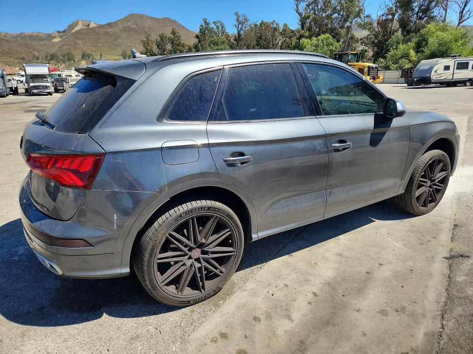 2018 Audi Sq5 VIN WA1C4AFY2J2098419 COPART salvage auction — FRONT END, Ca - Salvage Certificate, sold $5,300 on 2026-07-24 (photo 3)