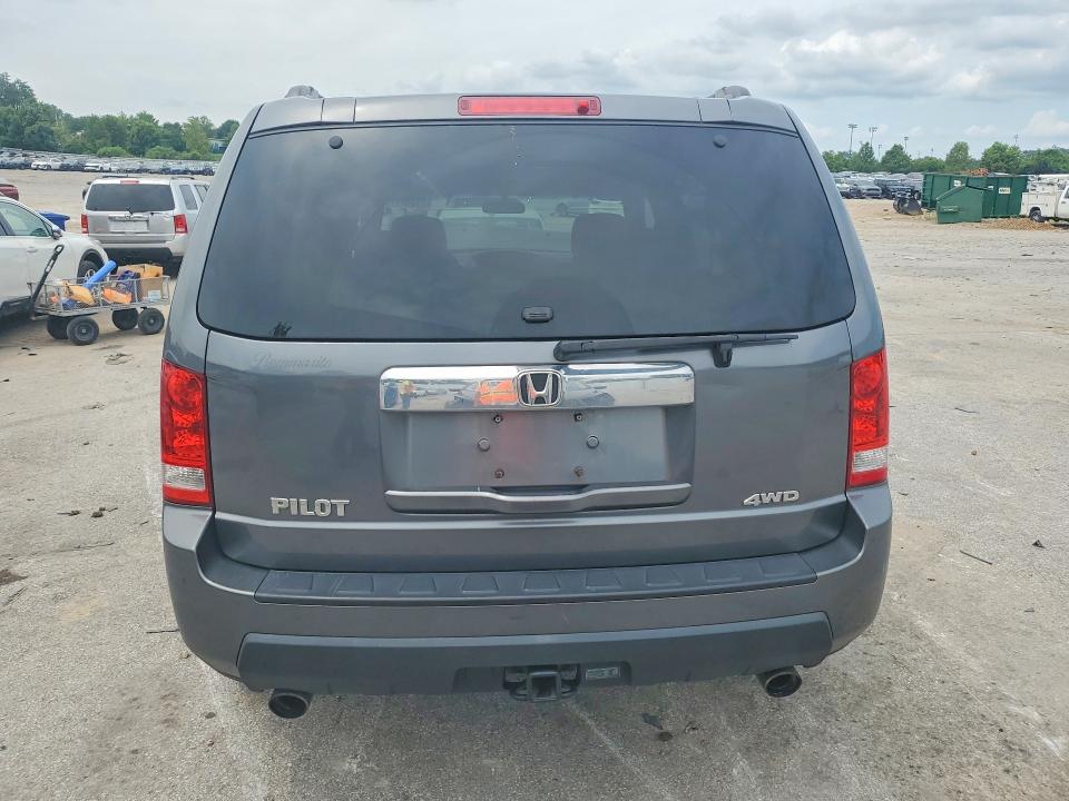 2011 Honda Pilot VIN 5FNYF4H49BB101090 COPART salvage auction — FRONT END, Mo - Certificate Of Title, sold $350 on 2026-07-10 (photo 6)